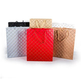 Load image into Gallery viewer, Gold Diamond Jumbo Gift Bag - 42cm x 31cm x 12cm
