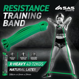 Load image into Gallery viewer, Green Resistance Training Band X-Heavy - 208cm x 4.5mm x 29mm
