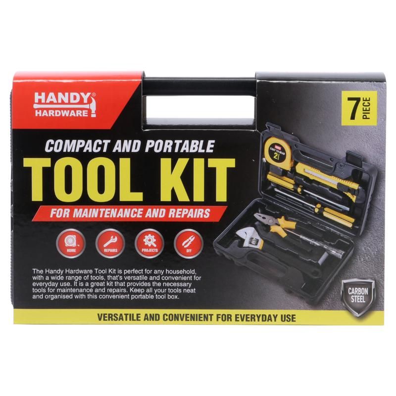 7 Pack Compact Portable Tool Set Kit