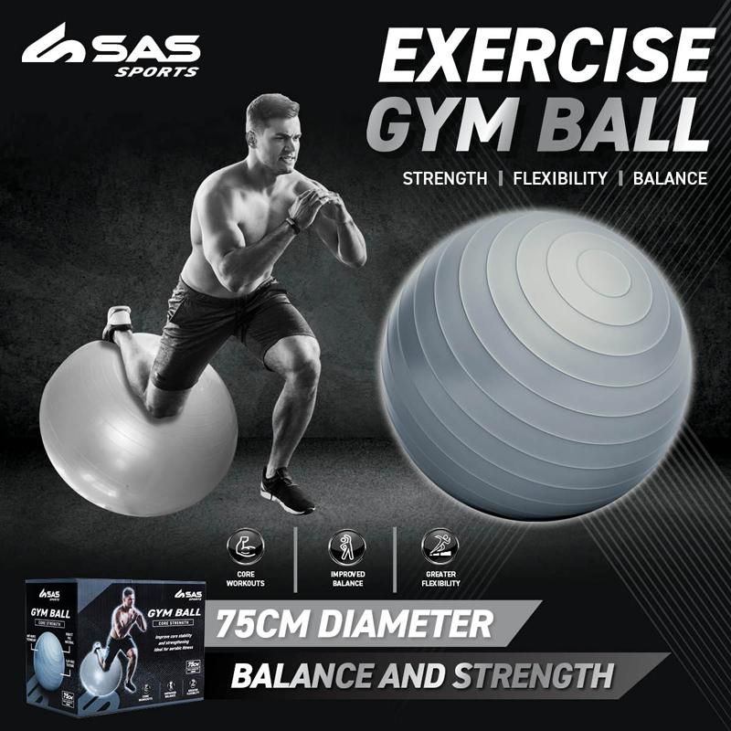 Exercise Gym Ball - 75cm Diameter