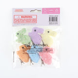 Load image into Gallery viewer, 6 Pack Polystyrene Decorative Easter Rabbit with Clip - 5cm x 3.5cm
