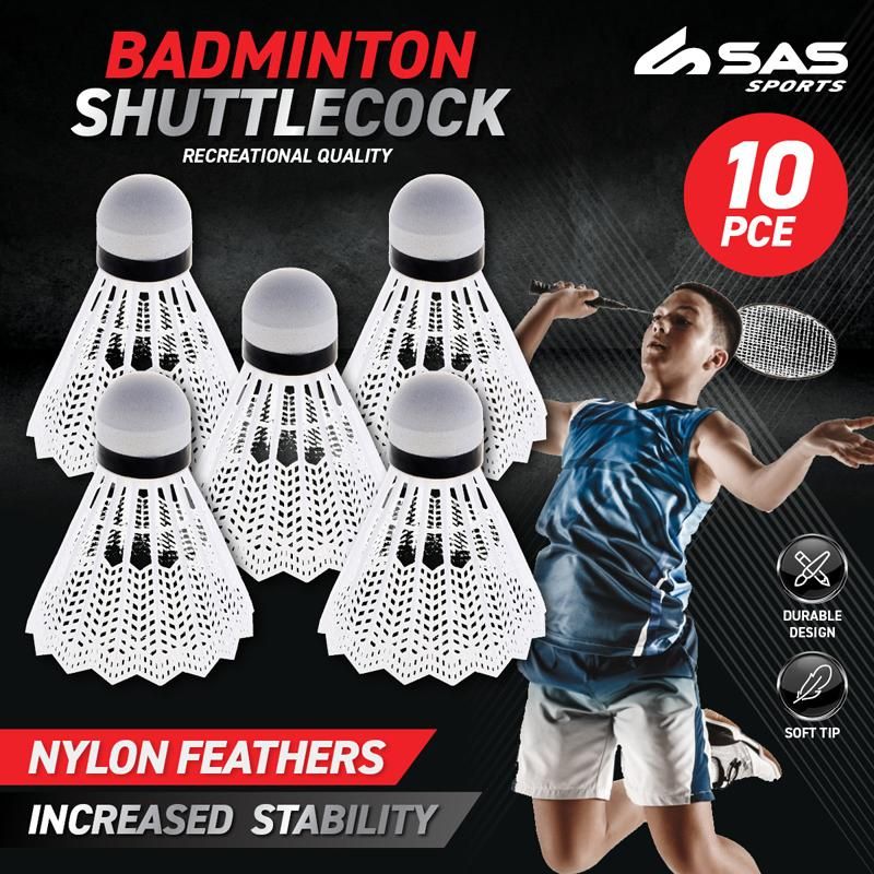 10 Pack Badminton Shuttlecock