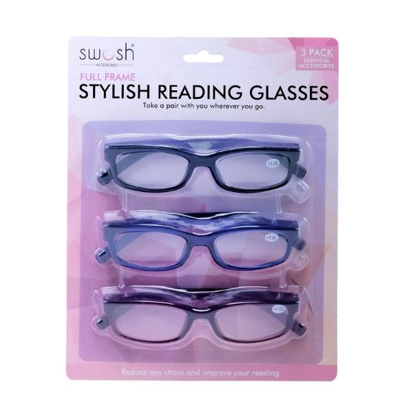 3 Pack Reading Numbered Glasses