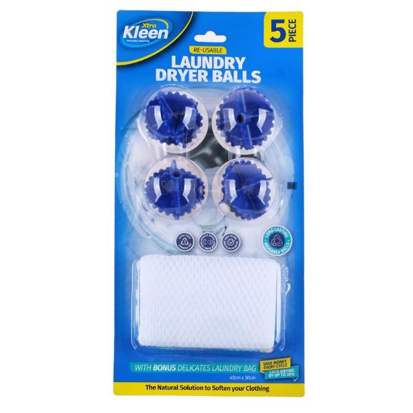 5 Pack Laundry Dryer Balls