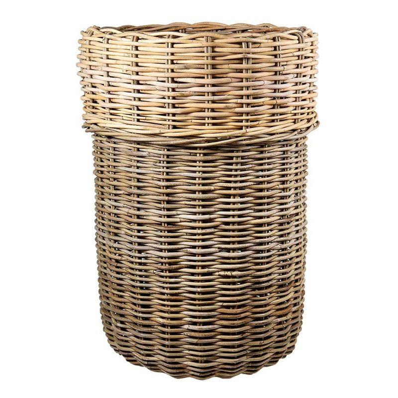 Large Luxe Rattan Basket - 50cm x 50cm x 70cm