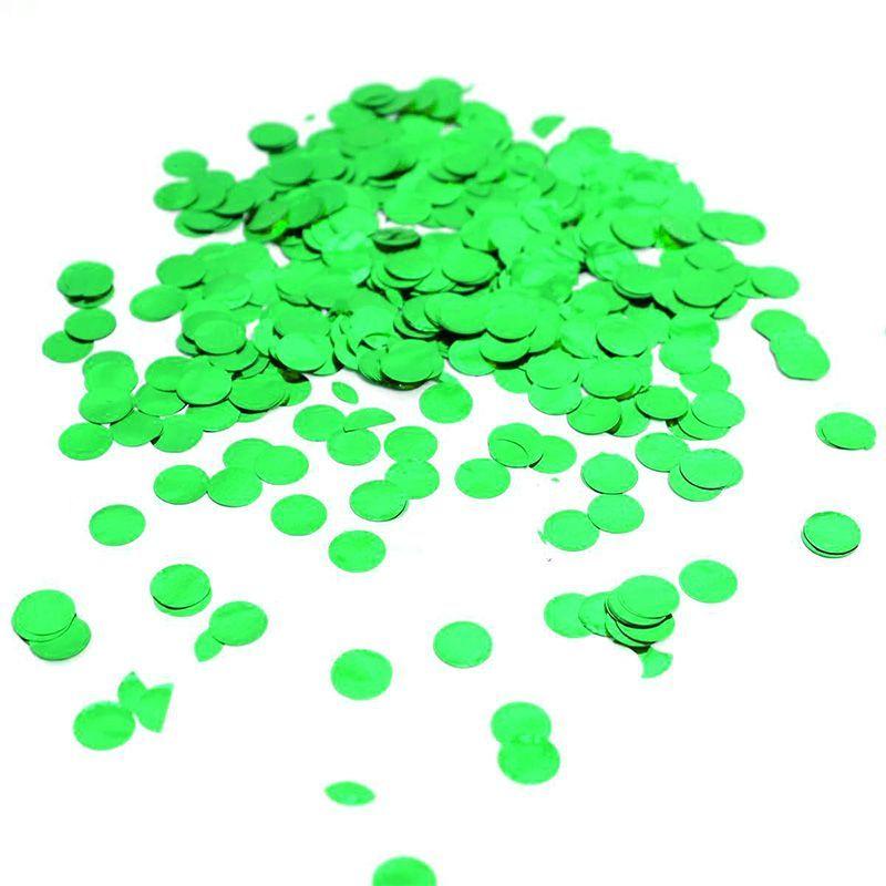 Green Foil Confetti 2cm - 250g