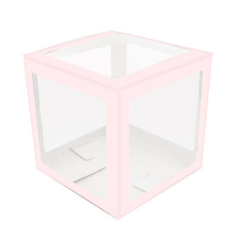 Pink Balloon Box - 30cm x 30cm x 30cm