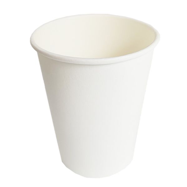 50 Pack White Paper Cups - 266ml