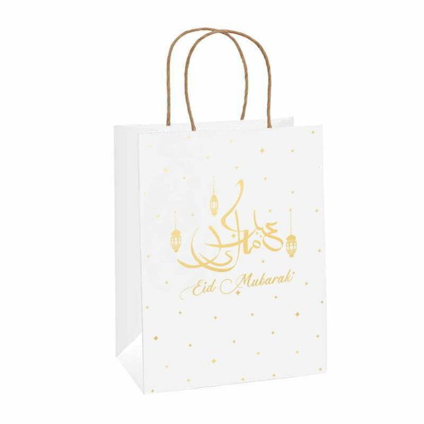 Eid Mubarak Paper Gift Bag - 25cm x 33cm x 13cm