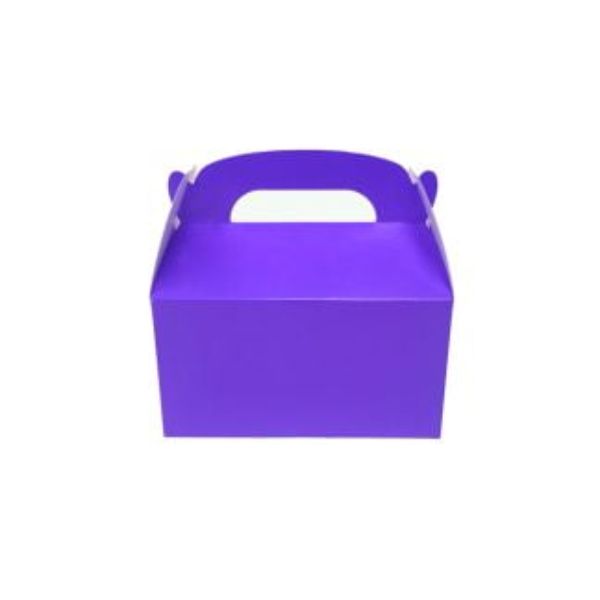 6 Pack Purple Treat Box - 15cm x 9cm x 15cm