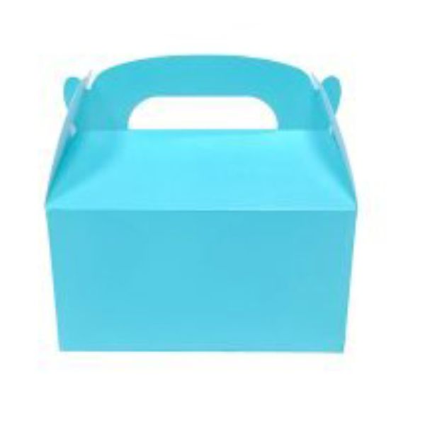 6 Pack Sky Blue Treat Box - 15cm x 9cm x 15cm