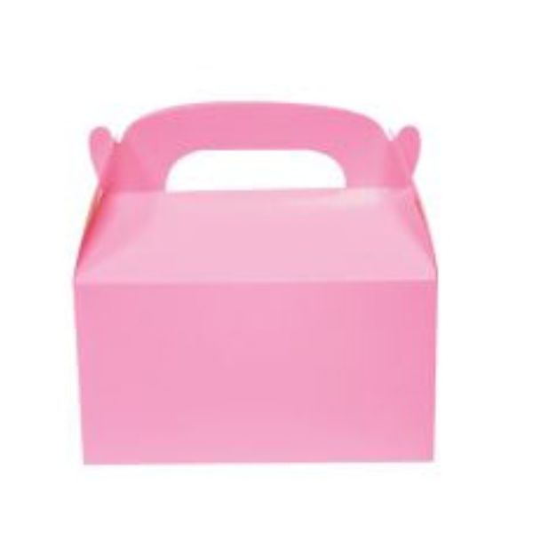 6 Pack Light Pink Treat Box - 15cm x 9cm x 15cm
