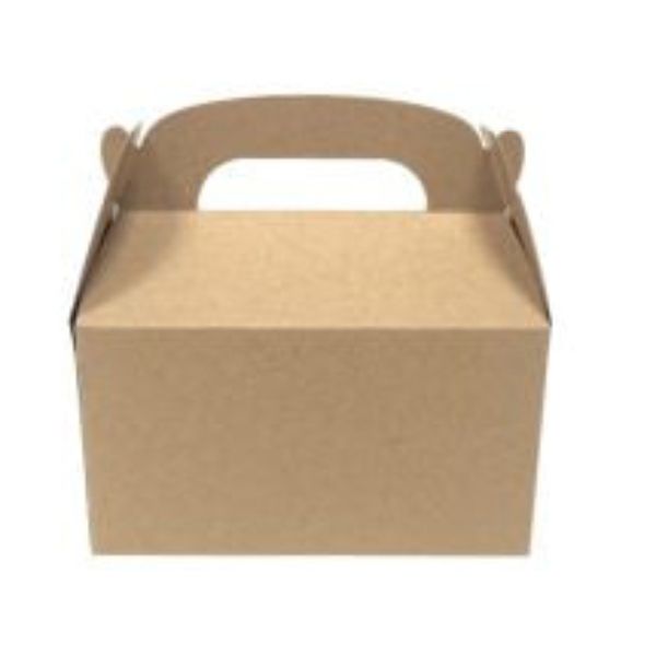 6 Pack Kraft Treat Box - 15cm x 9cm x 15cm