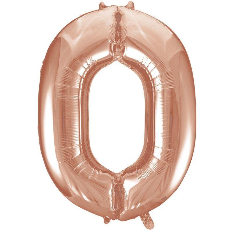 Rose Gold Foil Balloon Letter Q - 36cm - The Base Warehouse