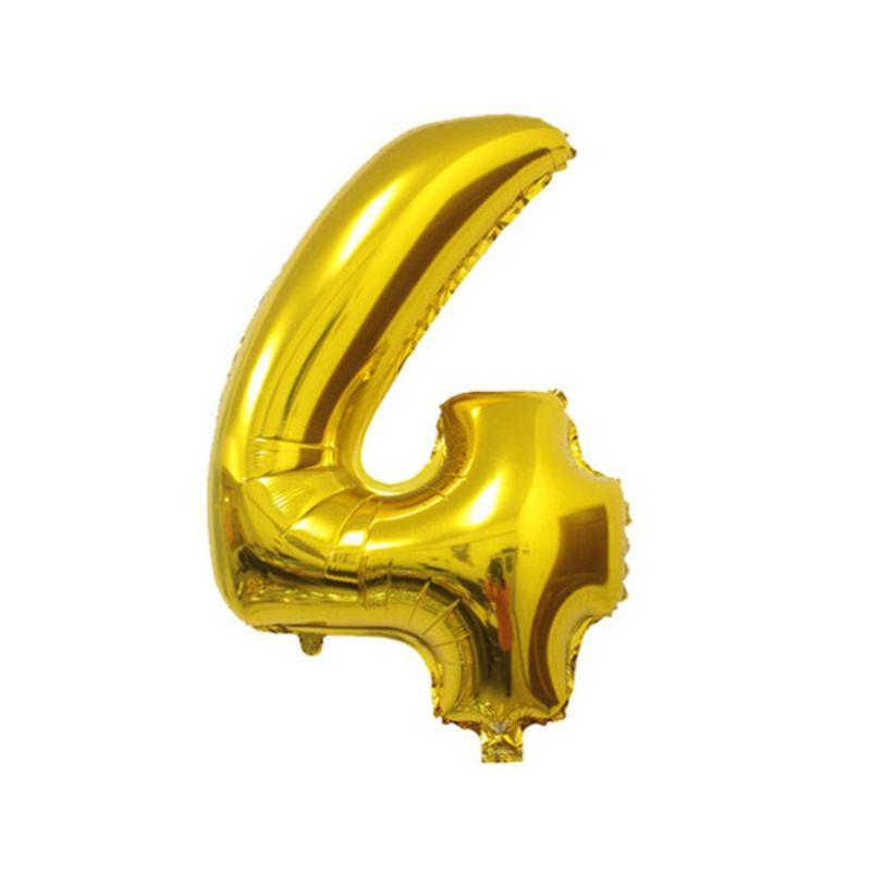 Gold Foil Balloon 4 - 36cm