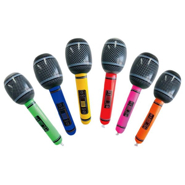 PVC Inflatable Microphone - 30cm