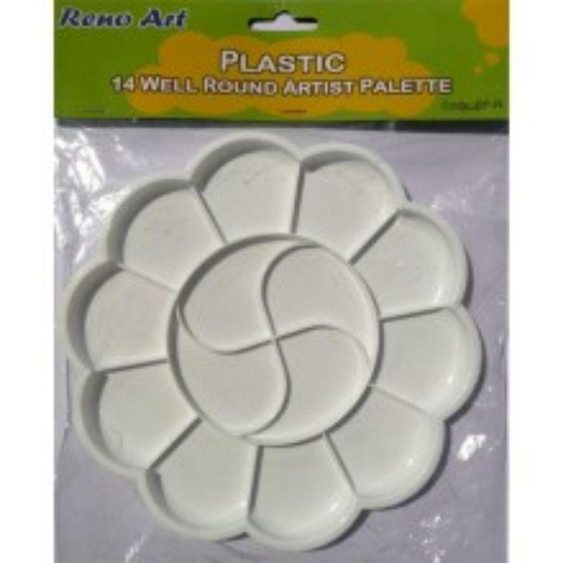 Round Plastic Palette - 19cm