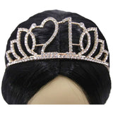 Load image into Gallery viewer, Gold 21st Birthday Tiara With Diamantes
