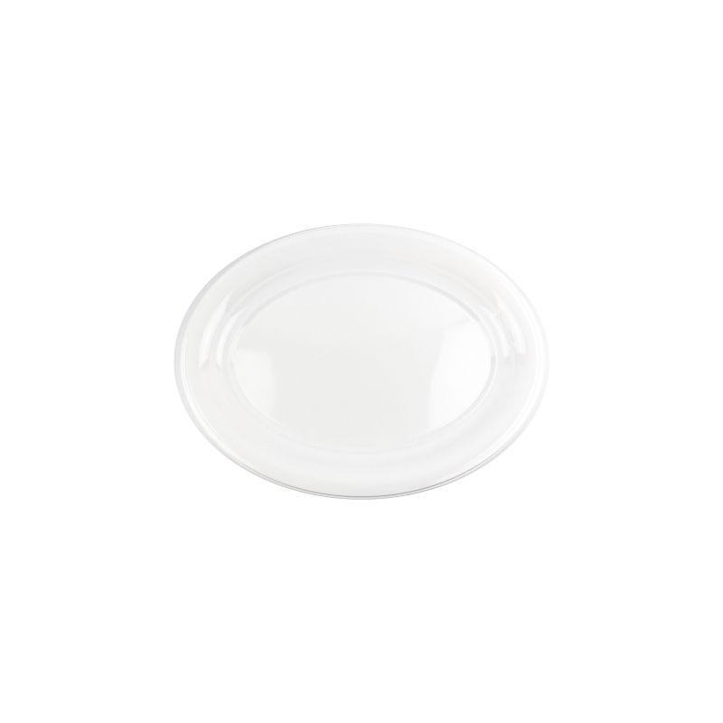 2 Pack White Recyclable Oval Tray - 360mm x 480mm