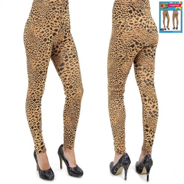 80s Leopard Print Leggings
