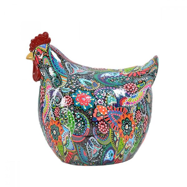 Decorative Hen Statue - 19.5cm