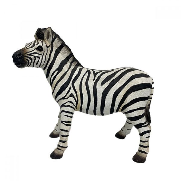Resin Decorative Zebra Statue - 46cm