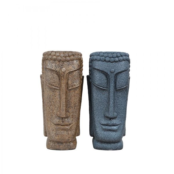 Magnesia Buddha Planter - 15.8cm x 17.5cm x 34.5cm