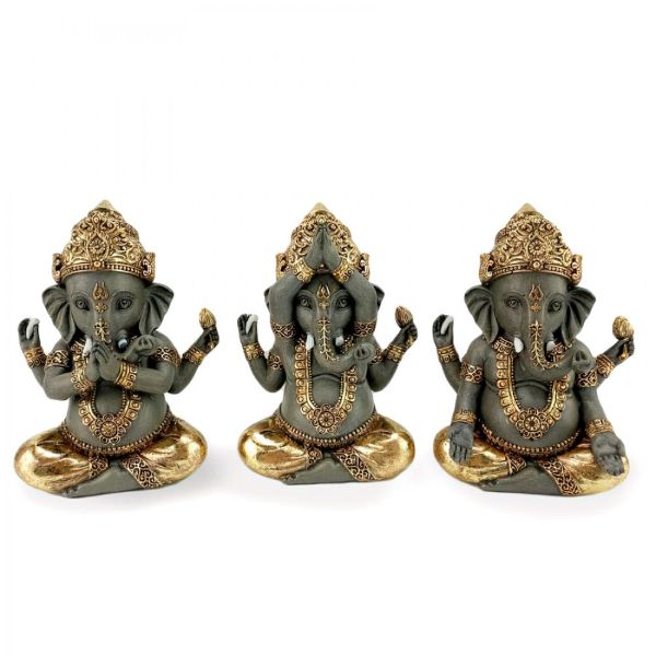 Resin Ganesh Statue - 14.5cm