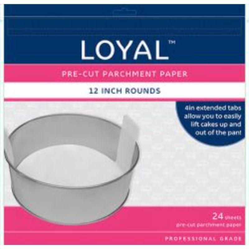 6 Pack Pre-Cut Round Paper with Tabs - 28cm