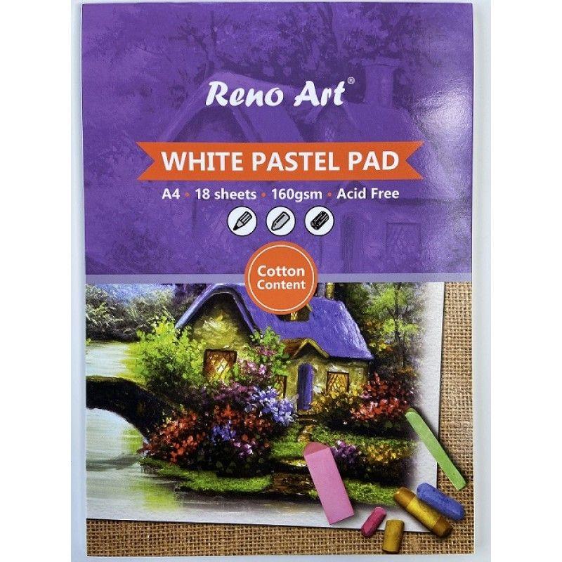 White Pastel Pad A4 160fsm - 18 Sheets