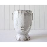 Load image into Gallery viewer, White Picasso Large Distressed Pot Planter - 26cm x 34cm x 23cm
