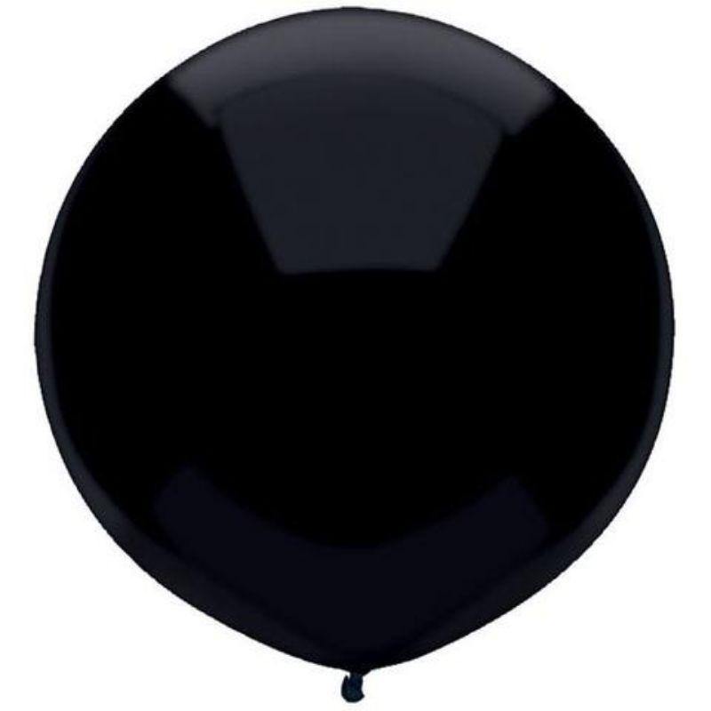 Pitch Black Qualatex Latex Balloon - 43cm - The Base Warehouse