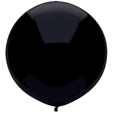 Pitch Black Qualatex Latex Balloon - 43cm - The Base Warehouse