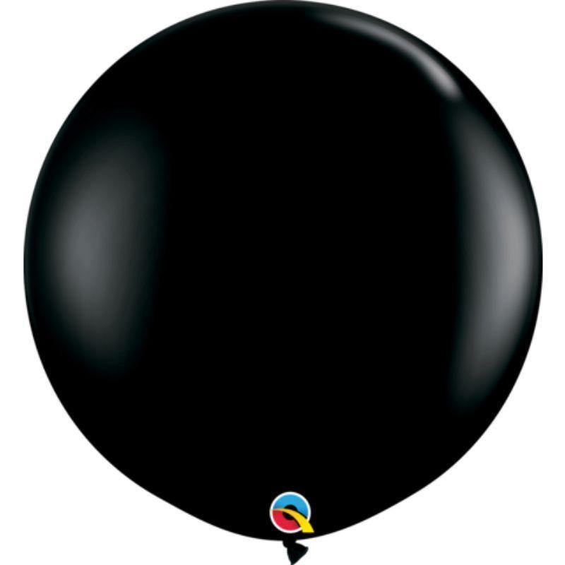 Onyx Black Qualatex Latex Balloon - 90cm - The Base Warehouse