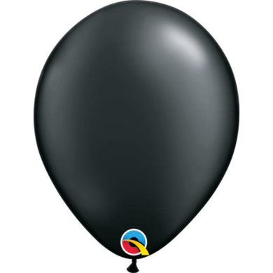 Pearl Onyx Black Qualatex Latex Balloon - 12cm - The Base Warehouse