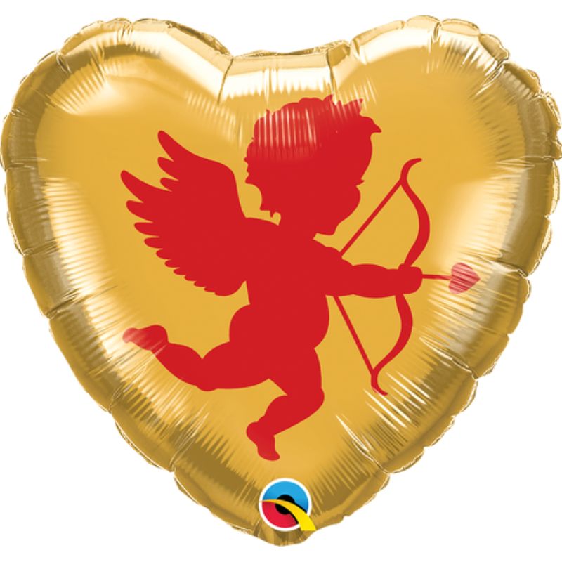 Heart Cupid Balloon - 45cm