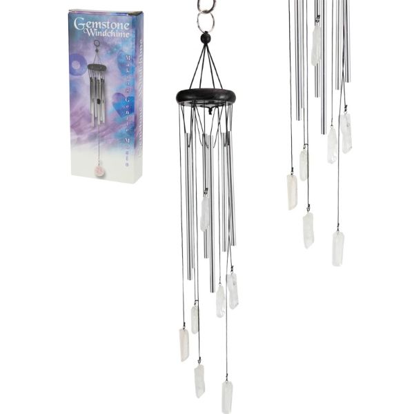 Quartz Point Gemstone Wind Chime