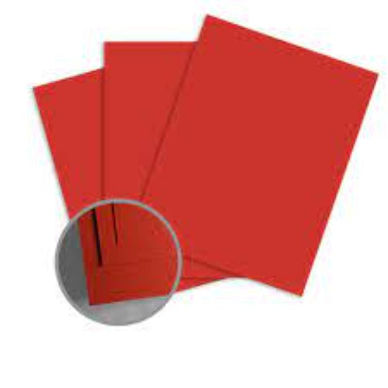 Red Cardboard 63.5cm x 51cm