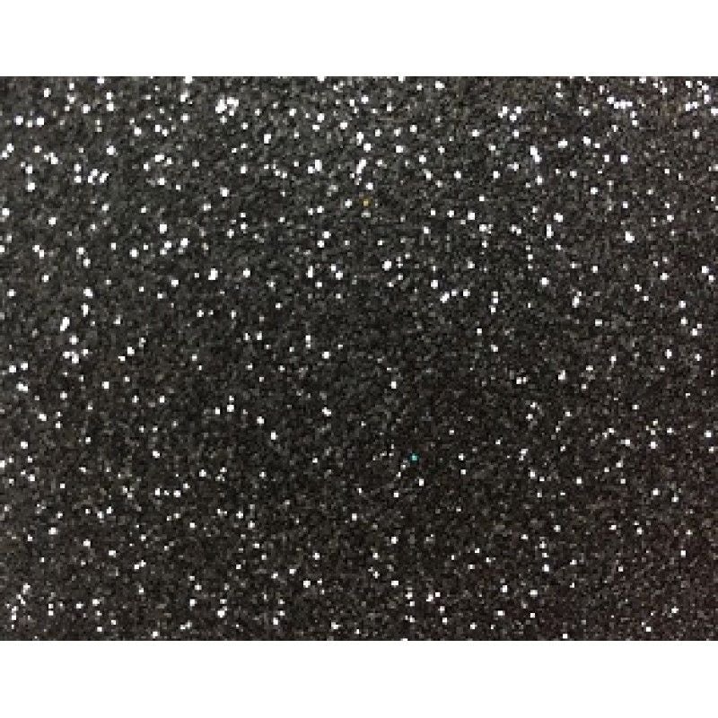 Black Glitter EVA Cardboard - 40cm x 60cm