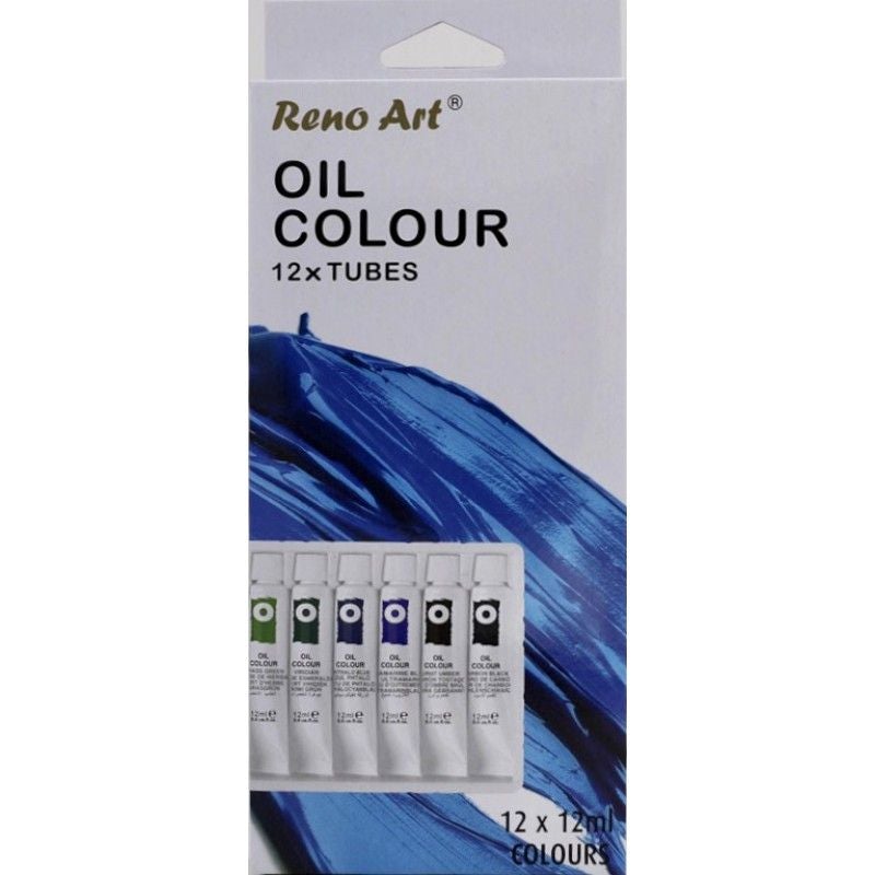 12 Tubes Oil Colour - 12ml
