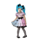 Load image into Gallery viewer, Kids Little Blue Skelly Girl Costume - Size 6-8
