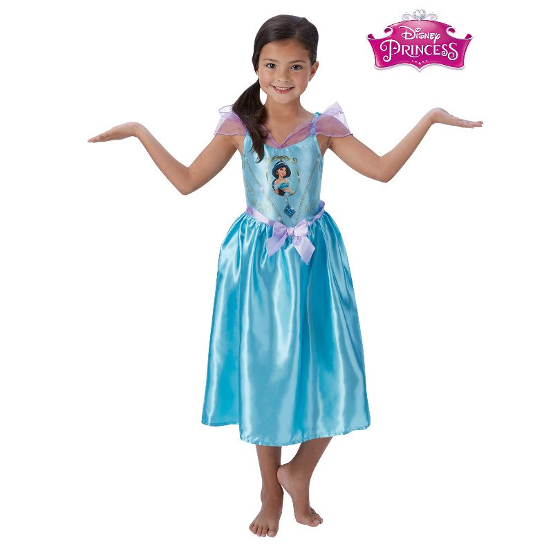 Girls Jasmine Classic Costume - Size 4-6 Years