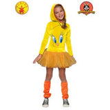 Load image into Gallery viewer, Girls Tweety Hooded Costume - L
