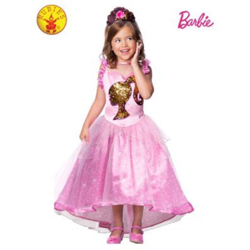Girls Barbie Princess Deluxe Costume - S