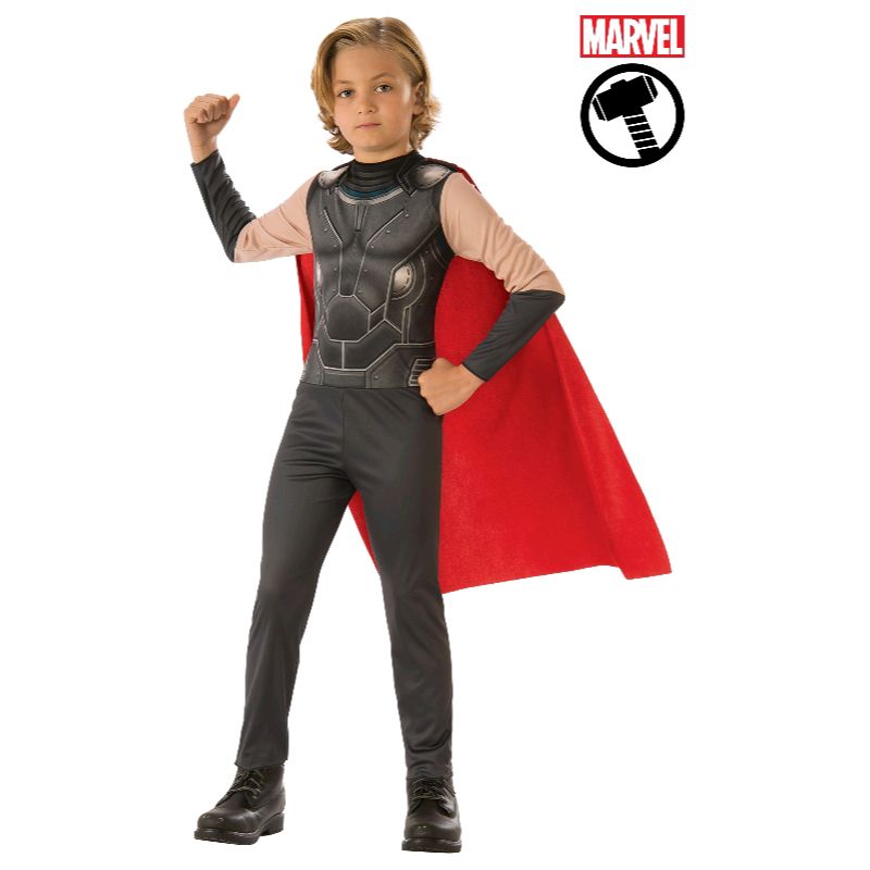 Boys Thor Costume - Size 3-5 Years