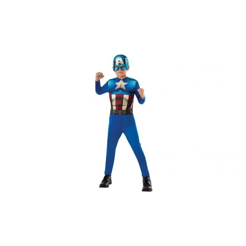 Boys Captain America Opp Costume - M