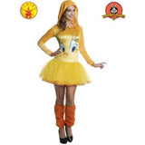 Load image into Gallery viewer, Womens Tweety Hooded Tutu Dress - L
