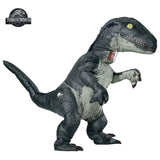 Load image into Gallery viewer, VELOCIRAPTOR BLUE INFLATABLE ADULT COSTUME - SIZE STD
