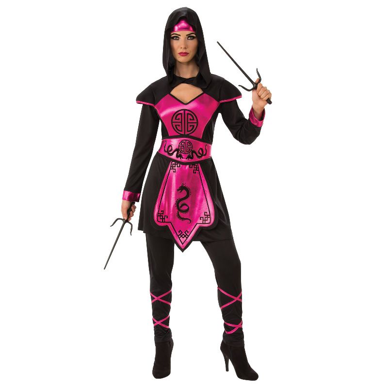 Pink Ninja Warrior Adult Costume - M
