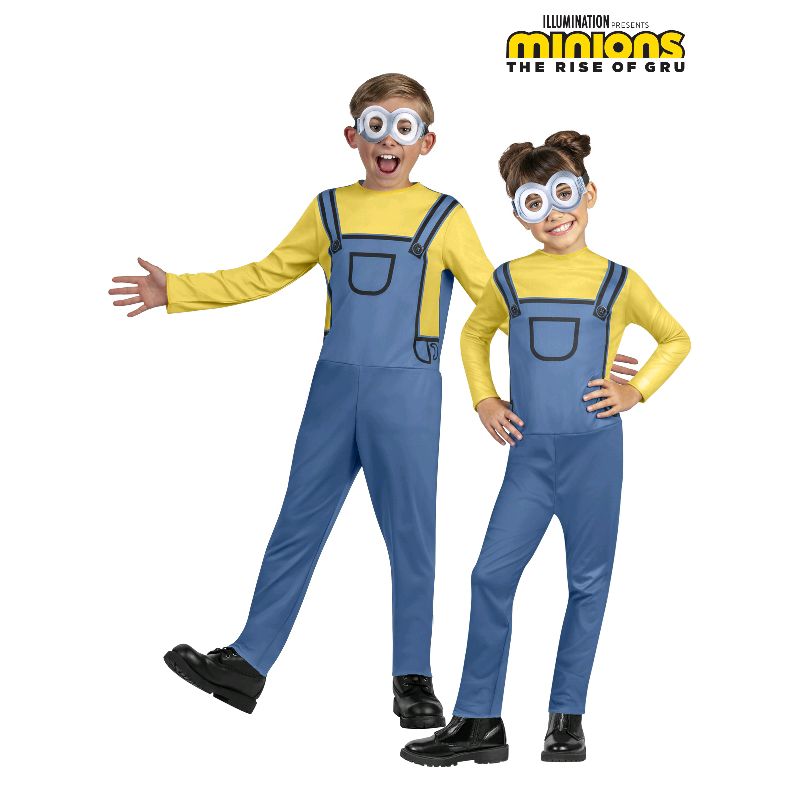 Kids Minions Unisex Costume - Size 6-8 Years